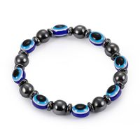 Fashion Natural Stone Inlaid Precious Stones Bracelets Geometric (steel Color)  Nhlp0910-steel Color main image 2