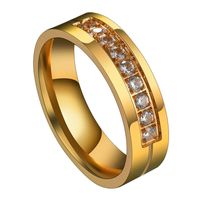 Titanium&stainless Steel Fashion Geometric Ring  (men Alloy-6) Nhhf1123-men-alloy-6 main image 9