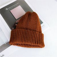 Der Neue Einfarbige Hut Für Frauen Im Herbst Und Winter Warme Woll Mütze Für Männer Und Frauen main image 5