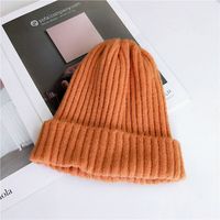 Der Neue Einfarbige Hut Für Frauen Im Herbst Und Winter Warme Woll Mütze Für Männer Und Frauen main image 4