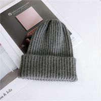 Der Neue Einfarbige Hut Für Frauen Im Herbst Und Winter Warme Woll Mütze Für Männer Und Frauen main image 9