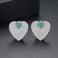 Alloy Fashion Sweetheart Earring  (platinum-t01a23) Nhtm0437-platinum-t01a23 main image 1