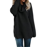Long Sleeve Sweaters & Cardigans Braid Casual Color Block main image 15