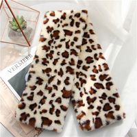 Cloth Fashion  Scarf  (leopard White -80*10cm) Nhcm1693-leopard-white-80*10cm main image 4