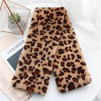 Cloth Fashion  Scarf  (leopard White -80*10cm) Nhcm1693-leopard-white-80*10cm main image 6