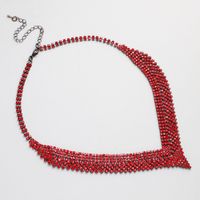 Alloy Fashion Tassel Necklace  (red) Nhhs0558-red main image 2