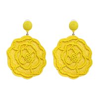 Alloy Fashion Flowers Earring  (red) Nhjj5318-red main image 3