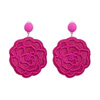 Alloy Fashion Flowers Earring  (red) Nhjj5318-red main image 10