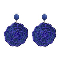 Alloy Fashion Flowers Earring  (red) Nhjj5318-red main image 11