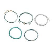 Alloy Simple Bolso Cesta Anklet  (blue) Nhgy2719-blue main image 1