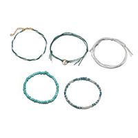 Alloy Simple Bolso Cesta Anklet  (blue) Nhgy2719-blue main image 2