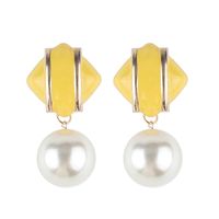 Beads Fashion Geometric Earring  (white) Nhjq10959-white main image 3