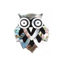 Alloy Fashion Animal Brooch  (owl A) Nhyl0391-owl-a main image 1