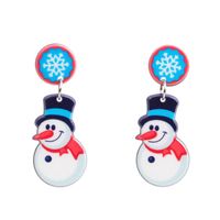 Acrylic Fashion Geometric Earring  (bearded Snowman) Nhyl0399-bearded-snowman main image 3