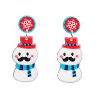 Acrylic Fashion Geometric Earring  (bearded Snowman) Nhyl0399-bearded-snowman main image 1