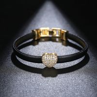 Alloy Fashion Sweetheart Bracelet  (champagne Alloy-11c07) Nhtm0493-champagne-alloy-11c07 main image 1