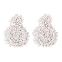 Alloy Fashion Geometric Earring  (white) Nhjq10988-white main image 2