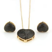 Copper Simple  Necklace  (alloy Black) Nhbp0160-alloy-plated-black main image 1