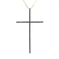 Copper Fashion Cross Necklace  (alloy-plated White Zircon) Nhbp0242-alloy-plated-white-zircon main image 4