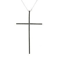 Copper Fashion Cross Necklace  (alloy-plated White Zircon) Nhbp0242-alloy-plated-white-zircon main image 6