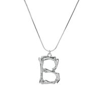 Alloy Simple Geometric Necklace  (letter A Alloy 2163) Nhxr2637-letter-a-alloy-2163 main image 32