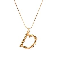 Alloy Simple Geometric Necklace  (letter A Alloy 2163) Nhxr2637-letter-a-alloy-2163 main image 35
