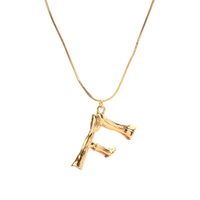 Alloy Simple Geometric Necklace  (letter A Alloy 2163) Nhxr2637-letter-a-alloy-2163 main image 39