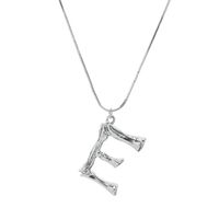 Alloy Simple Geometric Necklace  (letter A Alloy 2163) Nhxr2637-letter-a-alloy-2163 main image 38