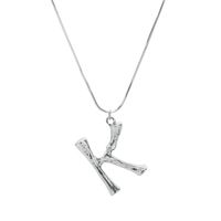 Alloy Simple Geometric Necklace  (letter A Alloy 2163) Nhxr2637-letter-a-alloy-2163 main image 50