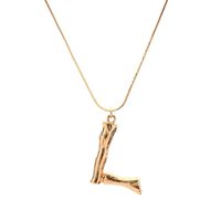 Alloy Simple Geometric Necklace  (letter A Alloy 2163) Nhxr2637-letter-a-alloy-2163 main image 51
