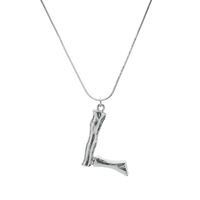 Alloy Simple Geometric Necklace  (letter A Alloy 2163) Nhxr2637-letter-a-alloy-2163 main image 52