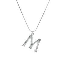 Alloy Simple Geometric Necklace  (letter A Alloy 2163) Nhxr2637-letter-a-alloy-2163 main image 42