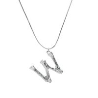 Alloy Simple Geometric Necklace  (letter A Alloy 2163) Nhxr2637-letter-a-alloy-2163 main image 22