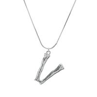 Alloy Simple Geometric Necklace  (letter A Alloy 2163) Nhxr2637-letter-a-alloy-2163 main image 20