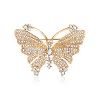 Explosive Mode High-end Schmetterling Voller Diamanten Exquisite Brosche Herbst-und Winter Kleidung Mit Trend Igen Schal Knöpfen Schmuck main image 2