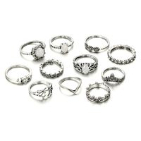 Alloy Simple Geometric Ring  (alloy) Nhgy2679-alloy main image 2