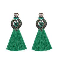 Imitated Crystal&cz Fashion Sweetheart Earring  (a Paragraph Grass Green) Nhjq10881-a-paragraph-grass-green main image 1
