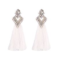 Imitated Crystal&cz Fashion Sweetheart Earring  (a Paragraph Grass Green) Nhjq10881-a-paragraph-grass-green main image 4
