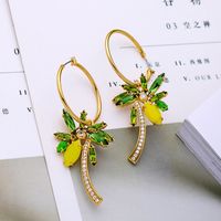 Copper Korea Geometric Earring  (photo Color) Nhqd5760-photo-color sku image 1