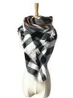 Cloth Fashion  Scarf  (white Colorful Grid -135-175) Nhhz0187-white-colorful-grid main image 10