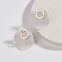 Alloy Fashion Geometric Earring  (white) Nhlu0028-white main image 1