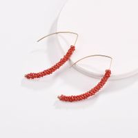 Alloy Fashion Bolso Cesta Earring  (red) Nhlu0152-red main image 1
