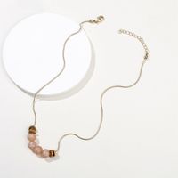 Qingdao Europäische Und Amerikanische Außenhandel Halskette Schmuck Großhandel Kristall Perlen Schlangen Kette Damen Kurze Halskette Zubehör main image 4