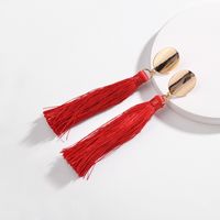 Alloy Fashion Tassel Earring  (red) Nhlu0269-red main image 1