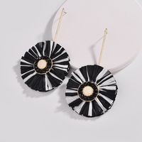 Alloy Fashion Flowers Earring  (red) Nhlu0298-red main image 3