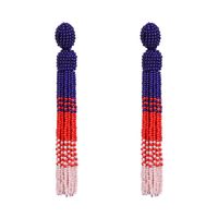 Alloy Fashion Tassel Earring  (black) Nhjj5346-black main image 5