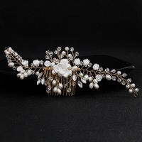 Imitated Crystal&cz Fashion Flowers Hair Accessories  (alloy) Nhhs0601-alloy main image 2