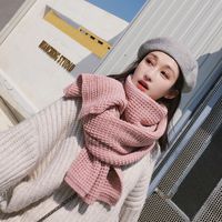 Cloth Korea  Scarf  (pink) Nhmn0329-pink main image 2