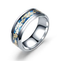 Titanium&stainless Steel Fashion Animal Ring  (steel Color Jinlong-6) Nhtp0007-steel-color-jinlong-6 main image 1