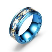 Titanium&stainless Steel Fashion Animal Ring  (steel Color Jinlong-6) Nhtp0007-steel-color-jinlong-6 main image 11